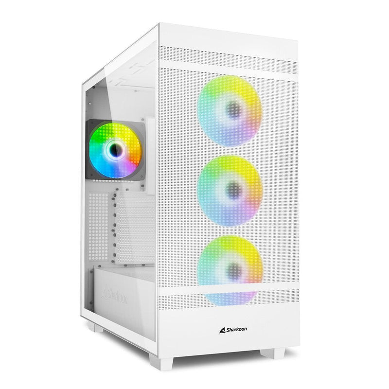 Sharkoon PC Case Rebel C50 RGB ATX Full Tower White 4044951038251