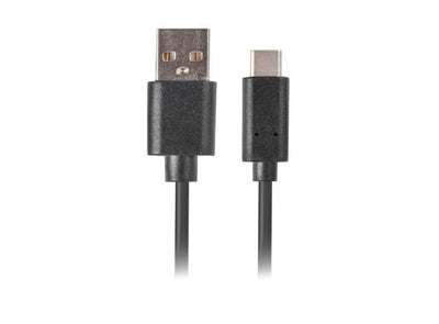 Lanberg USB Cable CA-USBO-20CU-0005-BK Connectors USB-A a USB Type-c Qc 3.0 0.5M Black — image 1