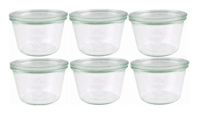 Weck Glass 370ML Pack 6