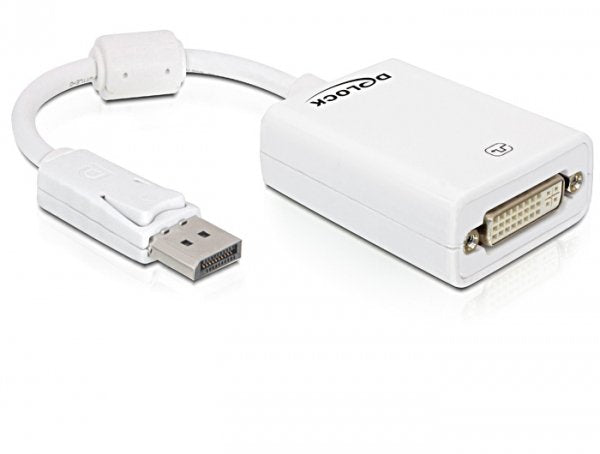 Delock Adapter DisplayPort 1.1 Male DVI Female Passiv