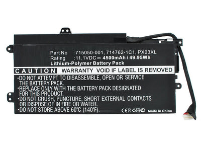 Laptop Battery For HP 37.74WH 11.1V 3400MAH 38WH Li-pol MBXHP-BA0128 — image 1