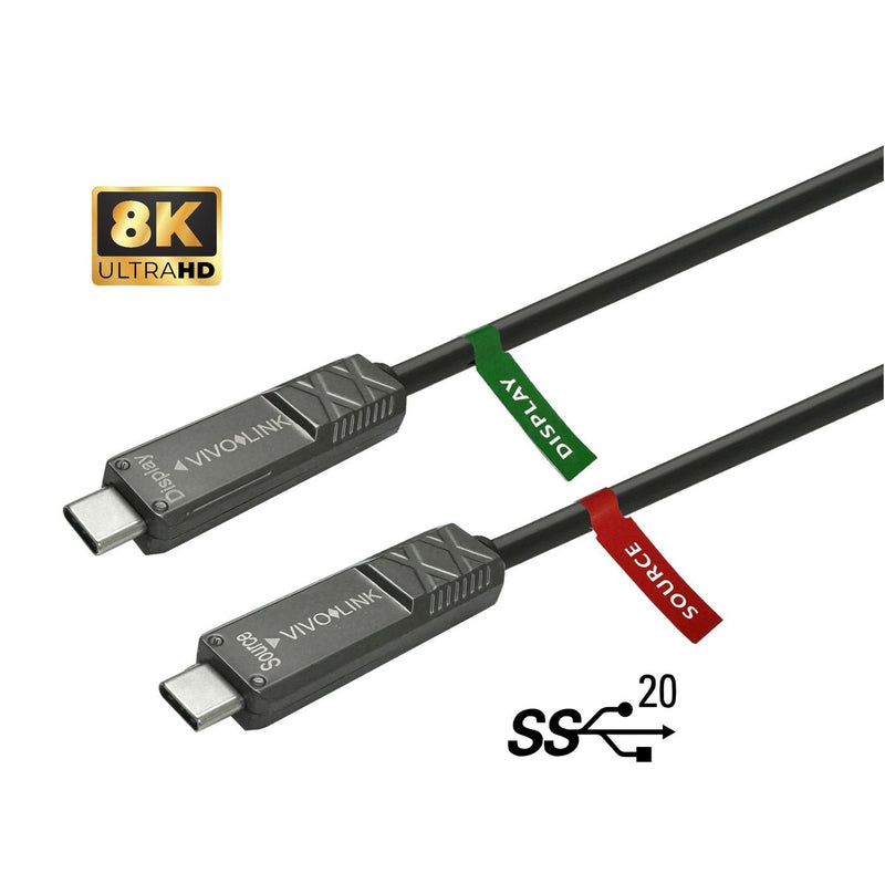 Vivolink PROUSBCMM10OP USB Cable 10M USB 3.2 Gen 2 (3.1 Gen 2) USB C Black