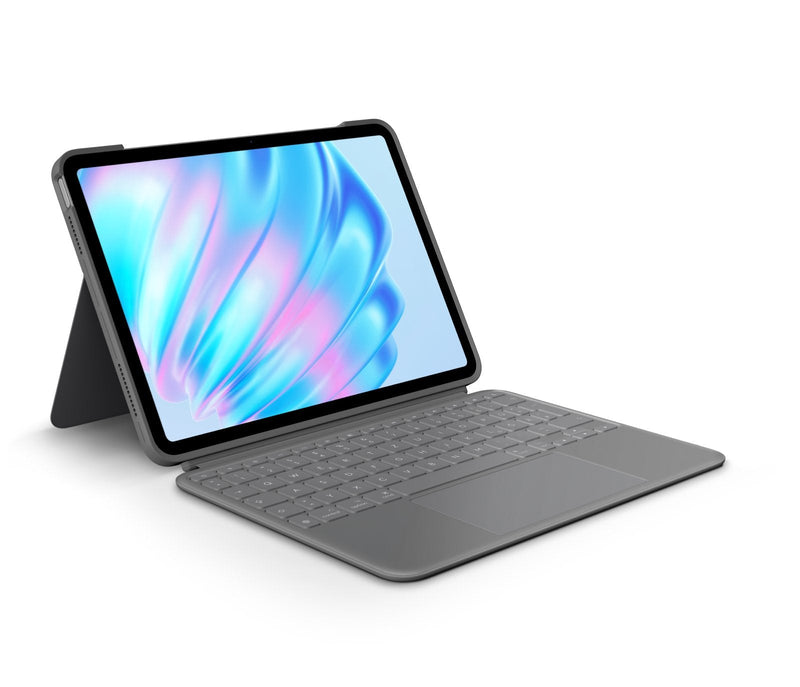 Logitech Combo Touch, Keyboard Grey Disposición de, Mecanismo Tijera, Ipad Air 11 (M2) And Ipad Air (5.ª Gener