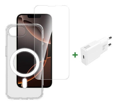 4SMARTS 3IN1 Premium Starter Set Apple Iphone 16E Magsafe-kompatibel — image 1