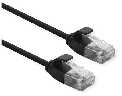 Roline Cable UTP Datacenter Network CAT.6A (class Ea), Lsoh, Slim, Black 3M — image 1