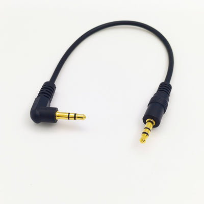 20CM35mm Male-to-male Speaker Cable Three-section Gold-plated Computer Cellphone Speaker Connection