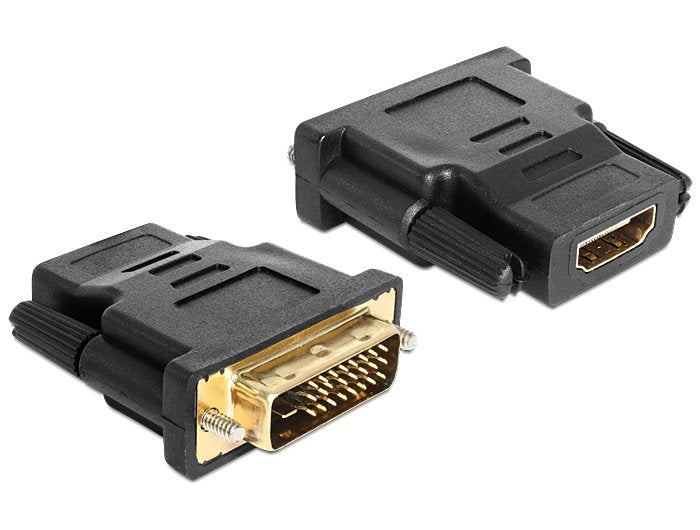 Delock 65466 Adapter DVI 24 + 1 Male HDMI Female 65466