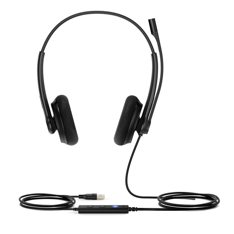 Yealink Auriculares UH34 Lite Con Double Micrófono Y Port USB-C