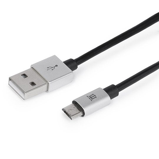 Premium Cable Maillon Micro USB 2.4 Aluminium Silver 1M