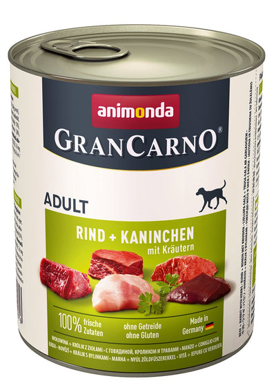 Animonda Grancarno Sabor Adulto: Ternera, Conejo And Hierbas 800G — image 1