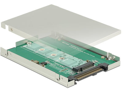 Delock 62710 Convertidor 2.5 U.2 SFF-8639 Slot M NVMe M.2 — image 1
