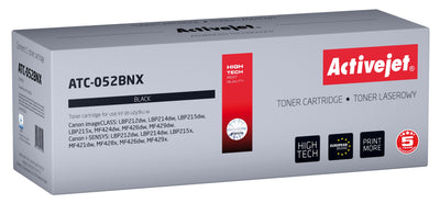 Activejet Toner ATC-052BNX Reemplazo Canon 052BK XL 9200 Páginas Black — image 1