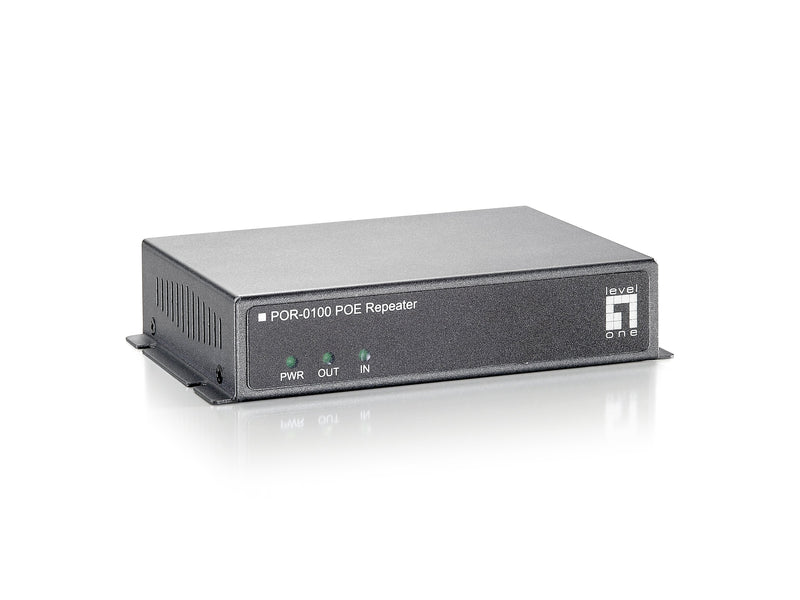 Levelone Repetidor PoE, Cascade, Repetidor Network 200M, 100 Mbit/S, CAT.5, Complete Semi (dúplex), Ieee 802.3