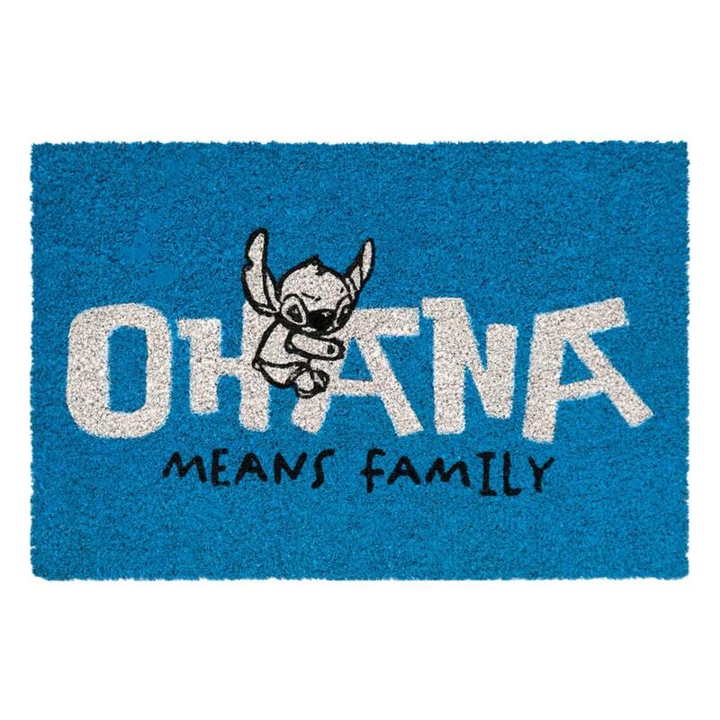 Felpudo Disney Stitch Ohana Blue