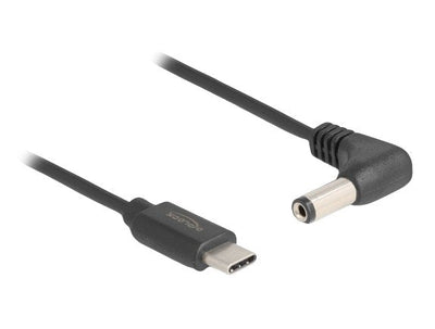 Delock 85398 Cable Power USB Type-c™ a Cc 5,5 X 2,1MM Male Ángulo 1,5M — image 1