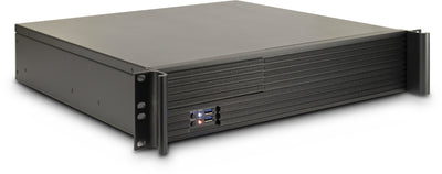 Inter-tech Ipc 2U-K-240L, Housing Server Black 2 Units Height 88887331 — image 1