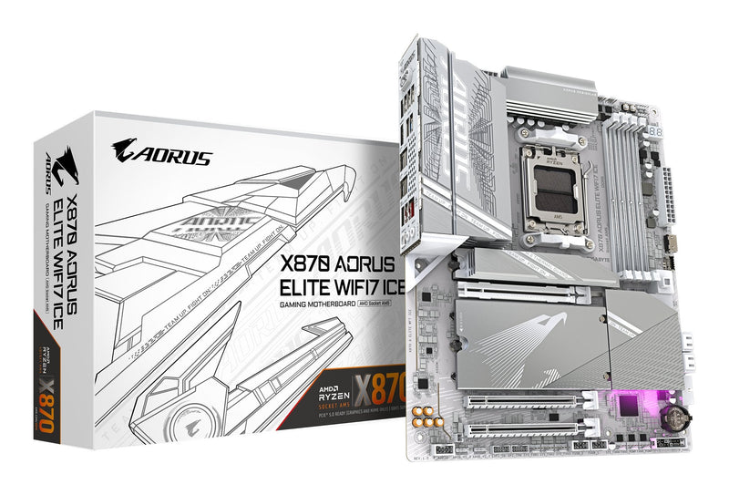 Gigabyte X870 a Elite WF7 Ice G10 X870,AM5,ATX, DDR5