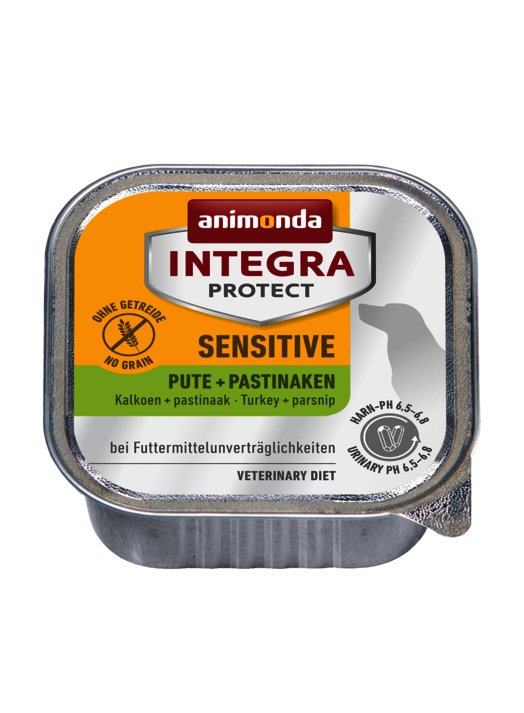 Animonda Integra Protect Sensitive Sabor: Pavo With Chirivía - Tray 150G
