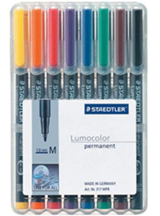 Staedtler Lumocolor Markers Permanentes 8 Pieces