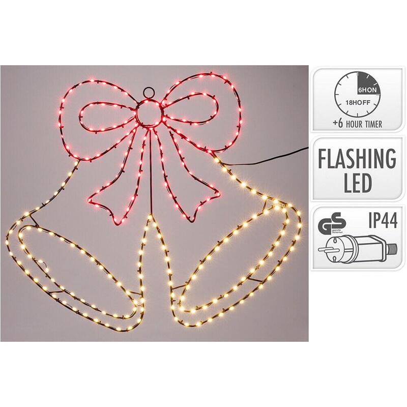 Figura LED Campana Navidad 60CM