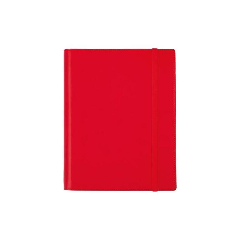 Finocam Duoband Planner With Bloc Notas - Anual 2026 - Formato E10 - 176X28X226MM - 1 Dia Pagina - Red