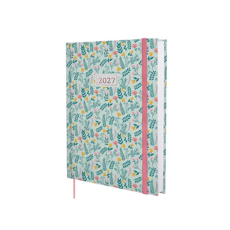 Finocam Dynamic Berlin Trigo Planner Professional - Anual 2027 - 1 Dia Pagina - Formato Y12 - 210X270MM - Rubb