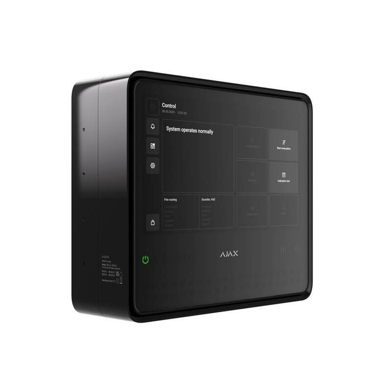 Ajax Fire Alarm Panel Fire Hub/EN54 Black 125733
