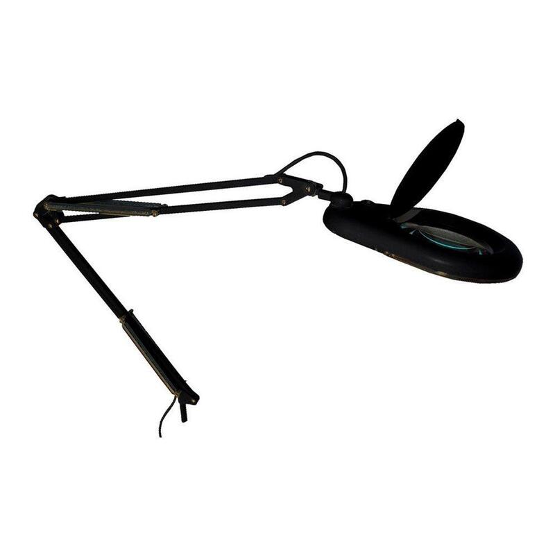Flexo LED Lupa 3X, 9W 685 Lm 6500 K, Black 350 X 950MM