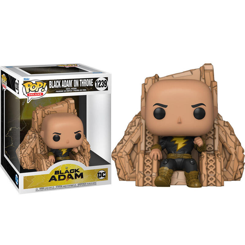Funko Pop DC Negro Adam On Throne Deluxe