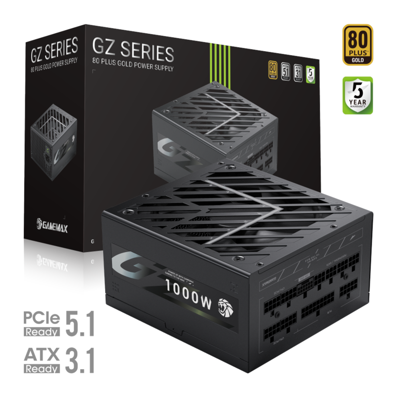 Gamemax PSU Gz 1000G 1000W Gold Full Modular