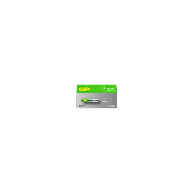 Gp Battery Micro Aaa 1,5V Super Alkaline (40ER Pack)