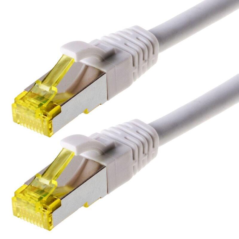 Helos Network Cable S/FTP CAT.6A White 2,0M