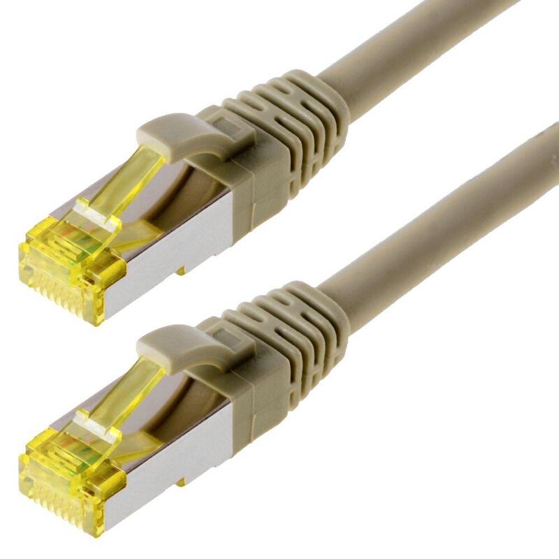Helos Network Cable S/FTP CAT.6A Grey 10,0M