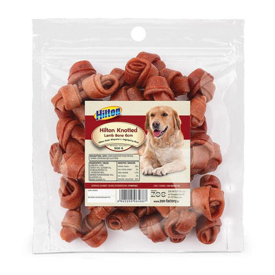 Hilton Knotted Lamb Bone 6CM - Masticable Perros - 500G — image 1