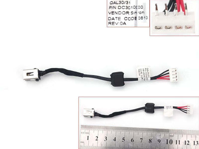 Cable Jack Laptop Toshiba Satellite P855 P855-S5200 DC30100KA00 — image 1