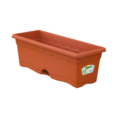 Jardinera With Plate Integrado Colour Terracota 60X20X17CM 12L — image 1