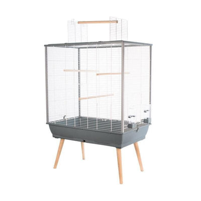 Zolux Cage Elevada Pájaros Neo Jili - An 78 X P 47,5 X 112CM - Grey — image 1