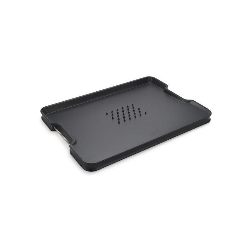Joseph Cut&carve Plus Multi-func.black Chopping Board