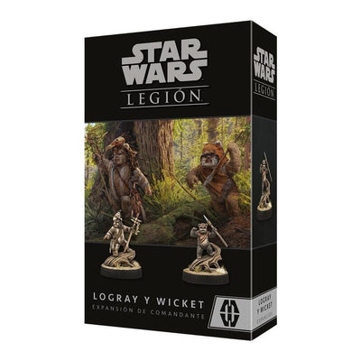 Set Of Desk Star Wars Legion Logray & Wicket — image 1