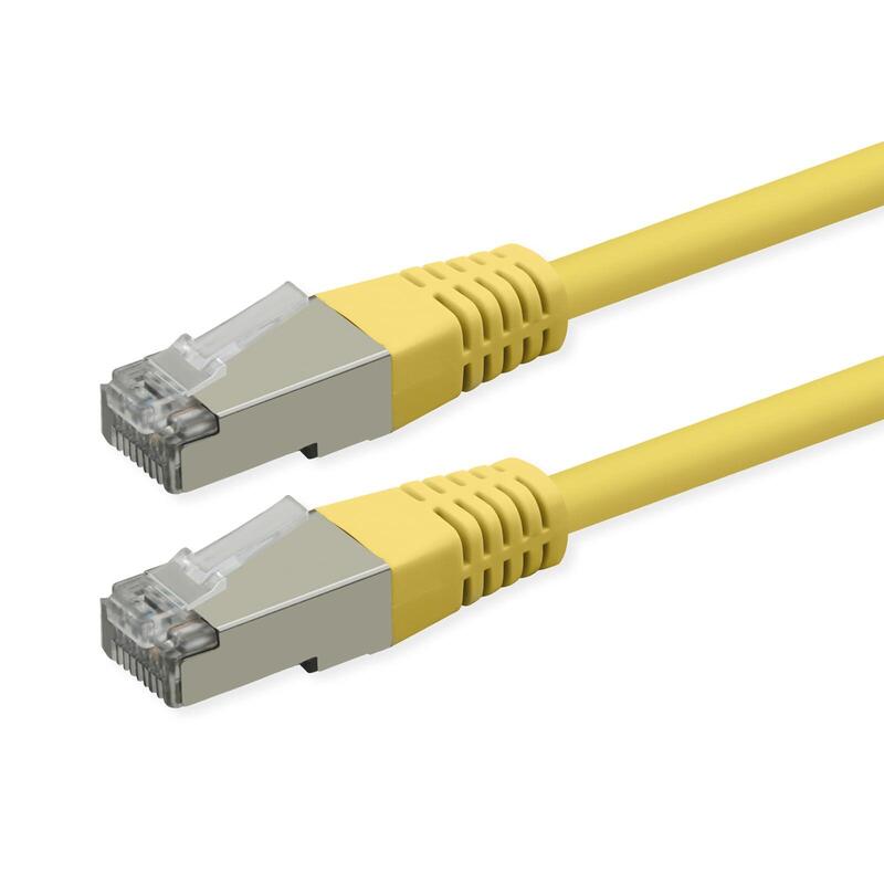 Roline Kab Network Cable CAT.6 Class And PoE S FTP Pimf Yellow 2M