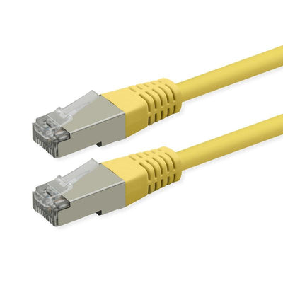 Roline Kab Network Cable CAT.6 Class And PoE S FTP Pimf Yellow 3M — image 1