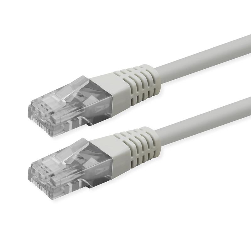 Roline Kab Network Cable CAT.6 Class Y UTP PoE Blanco 1M