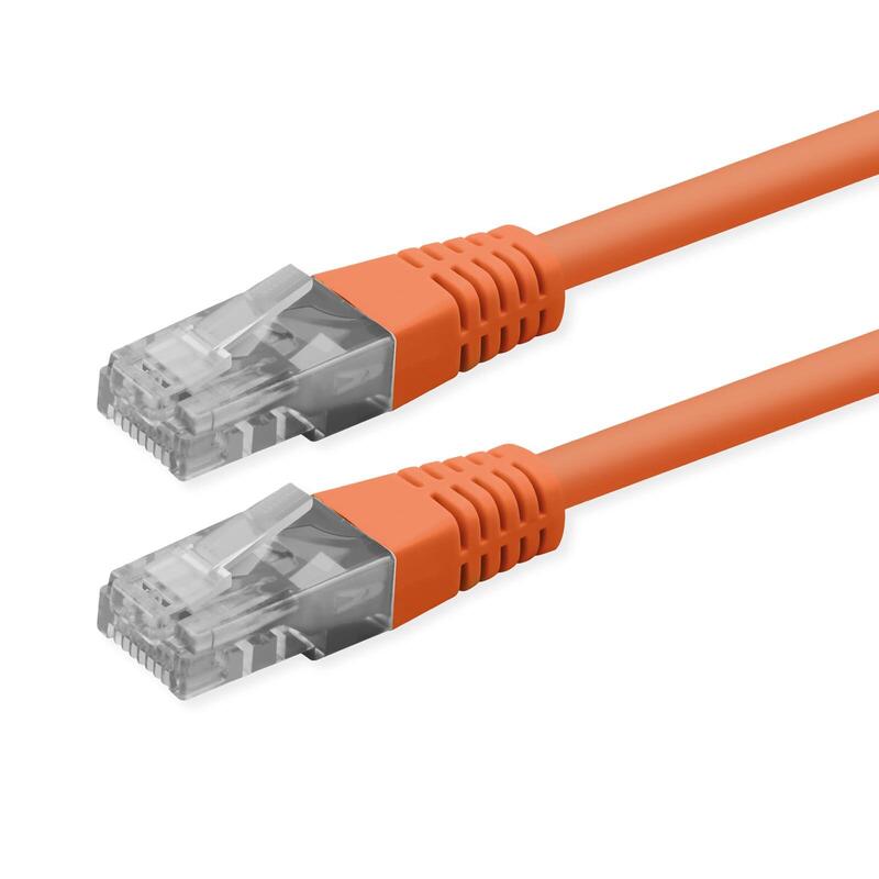 Roline Kab Network Cable CAT.6 Class And UTP PoE Orange 3M