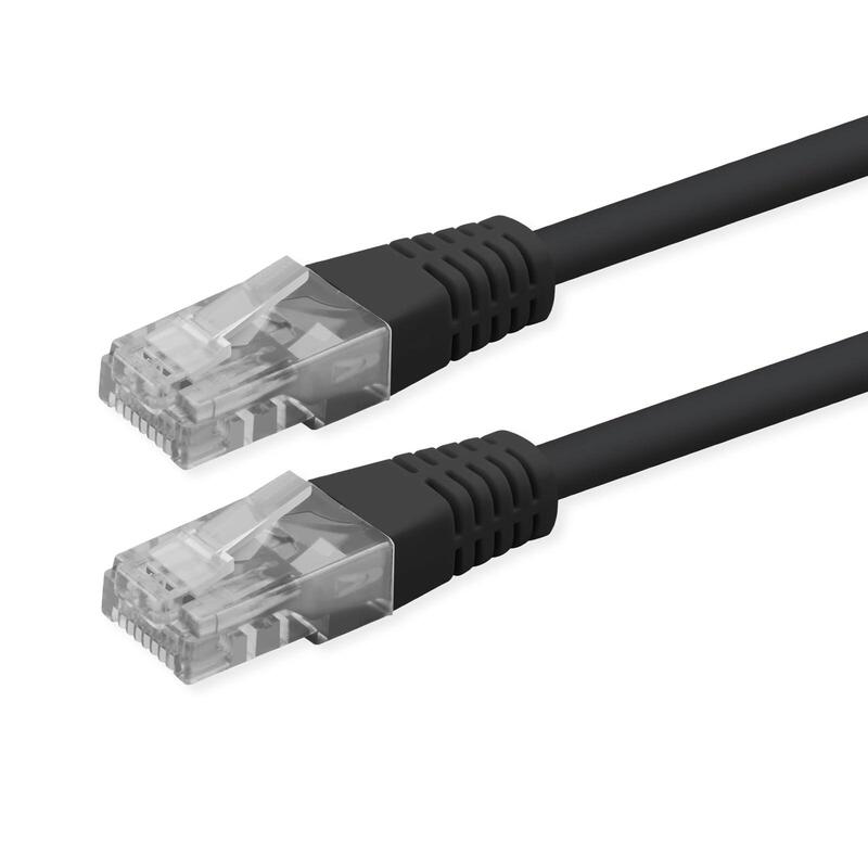Roline Kab Network Cable CAT.6 Class Y UTP PoE Negro 0,5M