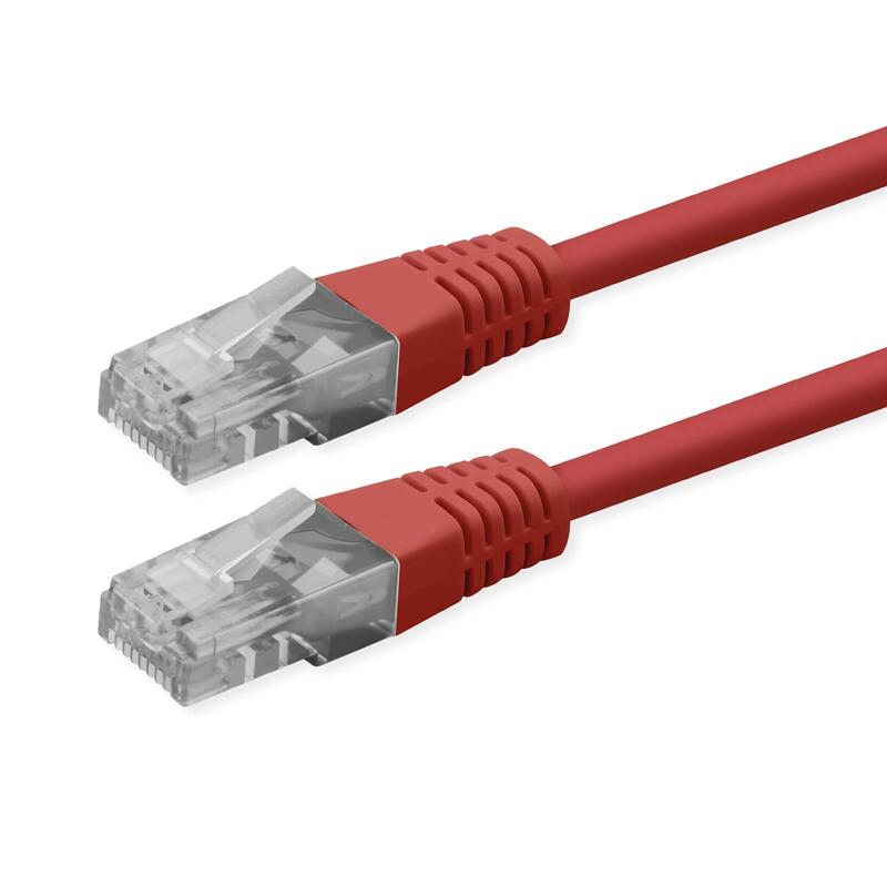 Roline Kab Network Cable CAT.6 Class And UTP PoE Red 5M