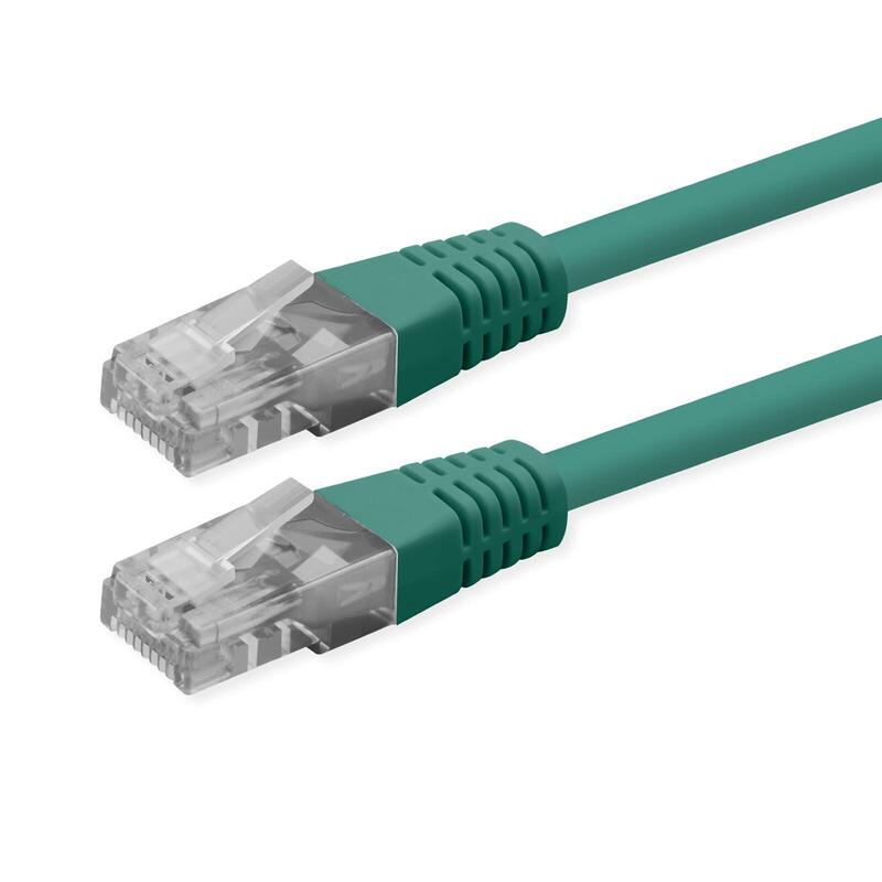 Roline Kab Network Cable CAT.6 Class Y UTP PoE Verde 1M