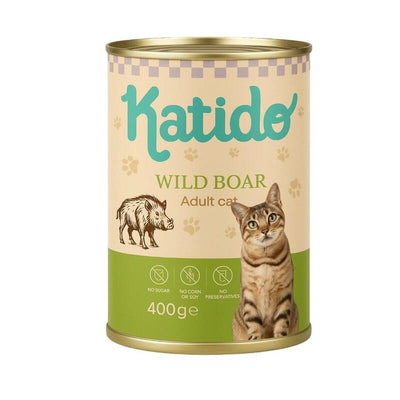 Katido Comida Húmeda Jabalí Gatos 400G — image 1