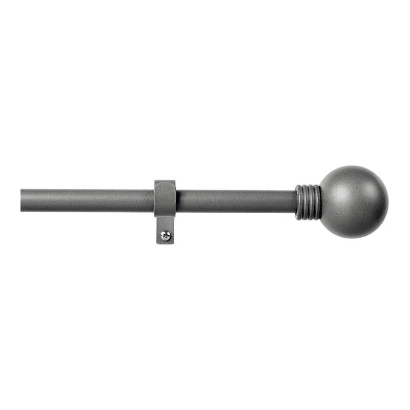 Kit Barra Curtain Ring Extendable 160A 300CM Plomo Stor Planet