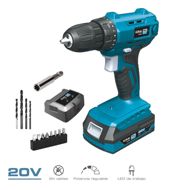 Kit Case Atornillador 20V