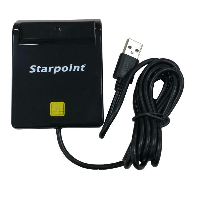 Cherry Card Reader External Chip STP_SCRZW-1 USB Black